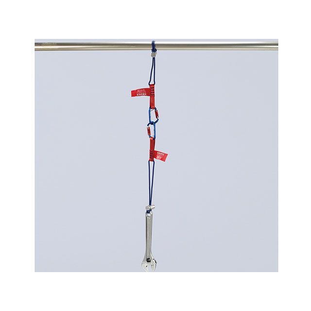 クニペックス 005013TBK カラビナ付キアダプターストラップ 耐荷重6KG サイズ186X85X27mm KNIPEX_2