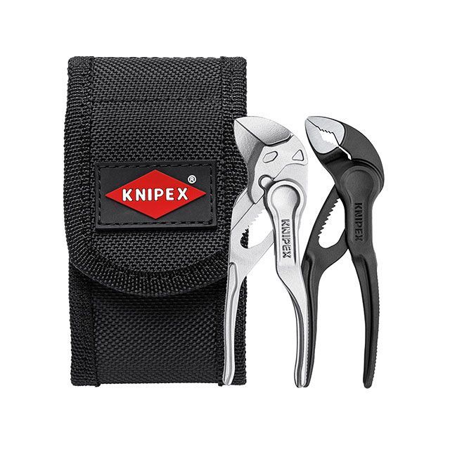 クニペックス 002072V04XS 2点組 CobraコブラXS＋プライヤーレンチXSセット ベルトポーチ付 KNIPEX
