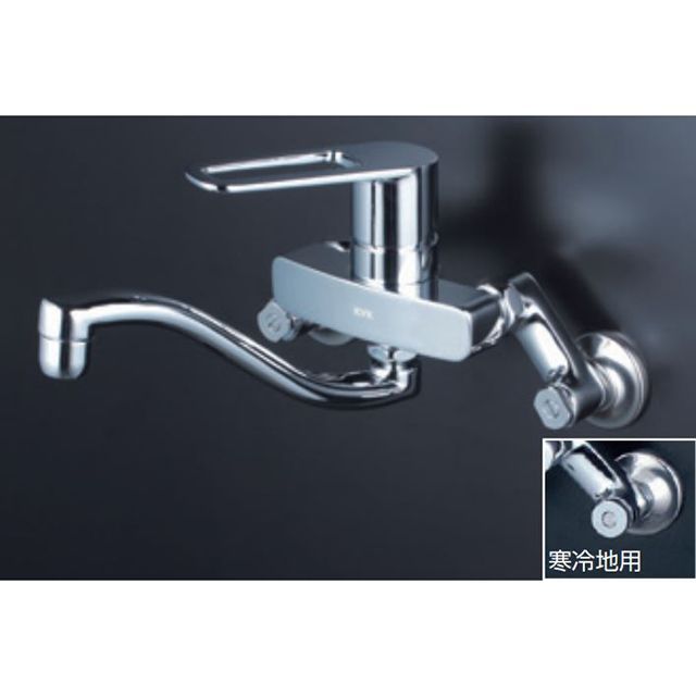 ケーブイケー MSK110KWRUT 寒シングルレバー混合栓 KVK 日用品の通販は