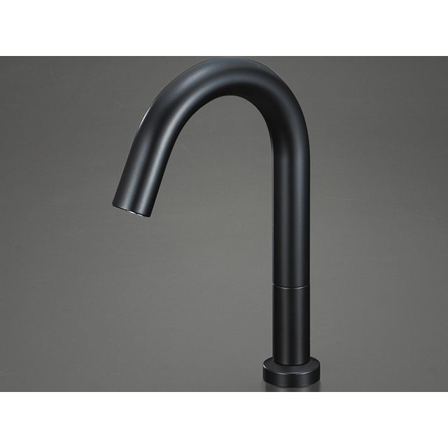 ケーブイケー E1700L2M5 センサー水栓 AC100Vロング（黒） KVK