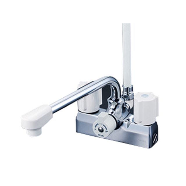 ケーブイケー KF205ZN デッキ一時止水付2ハンドルシャワー KVK 日用品の通販は