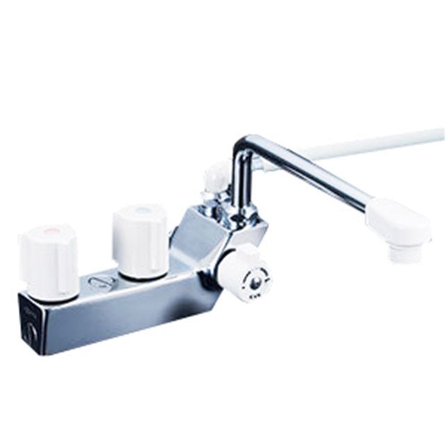 ケーブイケー KF207ZRN デッキ一時止水付2ハンドルシャワー KVK 日用品の通販は