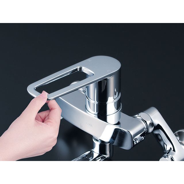 ケーブイケー MSK110KRUT シングルレバー混合栓 KVK_1