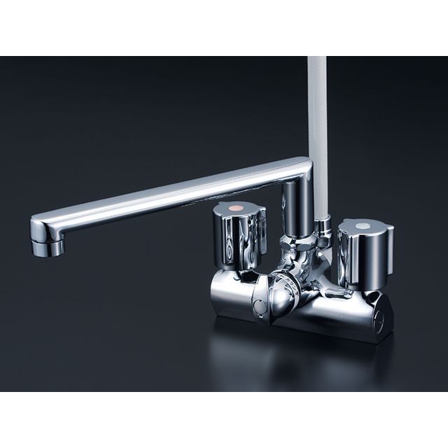 ケーブイケー KF206GN デッキ一時止水付2ハンドルシャワー KVK 日用品の通販は