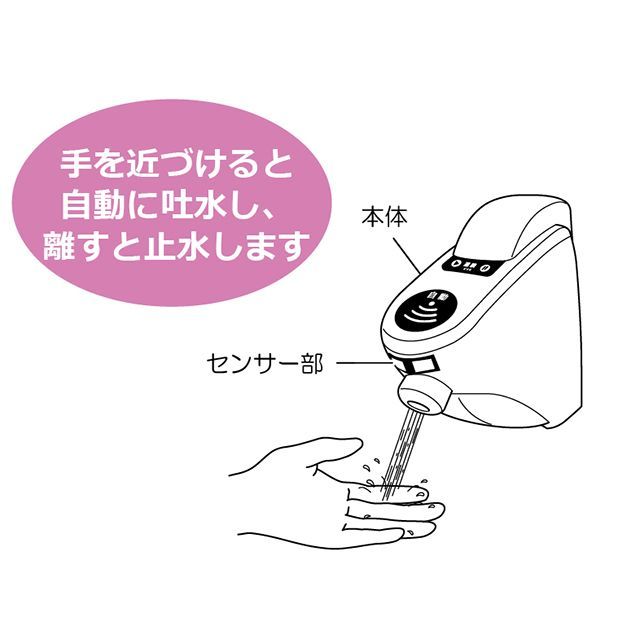 ケーブイケー E1702 センサー水栓 立水栓タイプ用 KVK