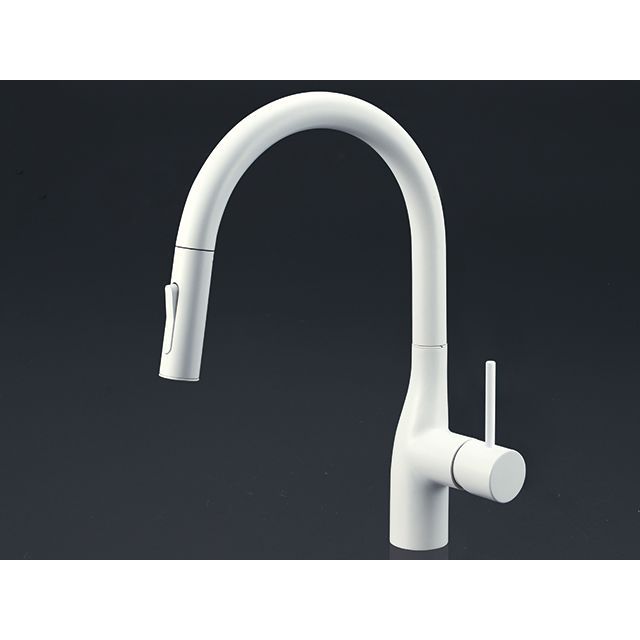 ケーブイケー KM6061VECM4 グースカラー回転規制（マットホワイト） KVK 日用品