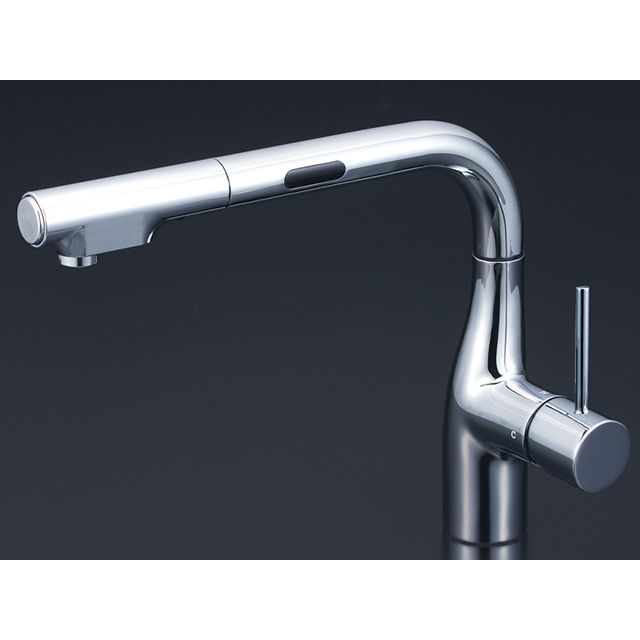 ケーブイケー KM6111ECHS シングルシャワー混合栓 撥水 KVK 日用品