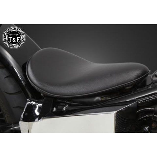 ガレージT&F スティード400 ソロシート スムース（ブラック