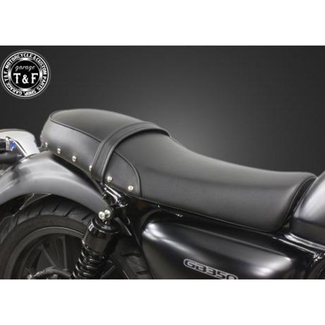 ガレージT&F GB350 GB350 スタッド付きダブルシートスムース（ブラック