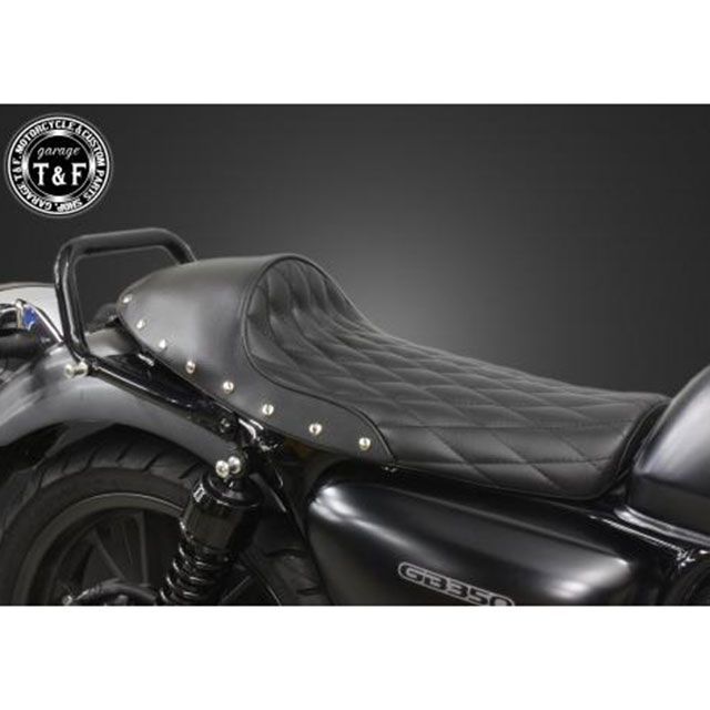 ガレージT&F GB350 GB350 スタッド付きカフェシートダイヤ（ブラック） T&F
