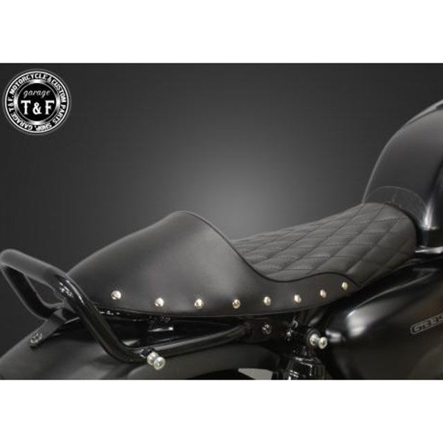 ガレージT&F GB350 GB350 スタッド付きカフェシートダイヤ（ブラック） T&F_2