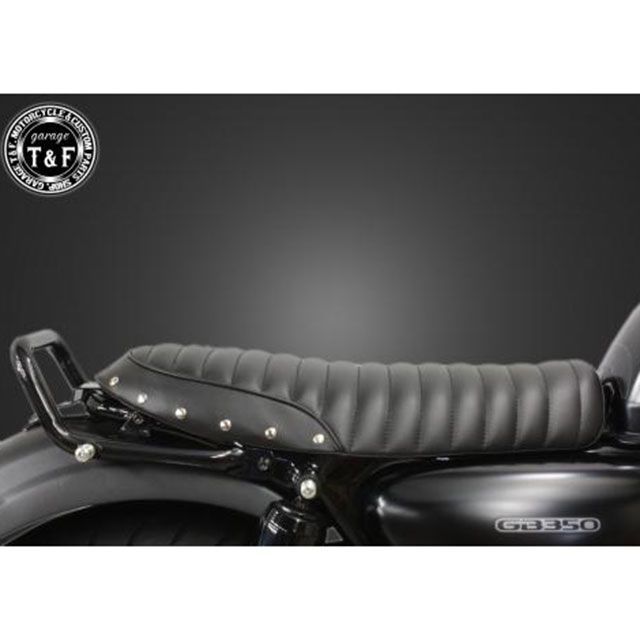 ガレージT&F GB350 GB350 スタッド付きショートフラットシートタックロール（ブラック） T&F_1