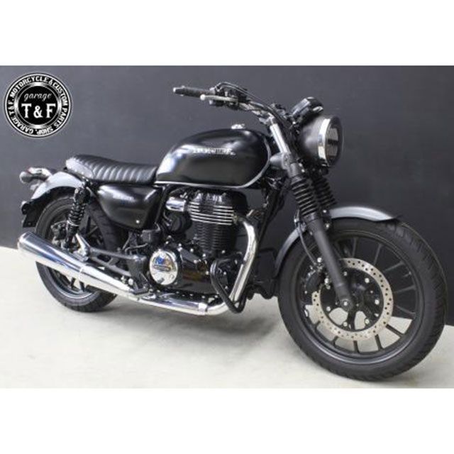 ガレージT&F GB350 GB350 スタッド付きショートフラットシートタックロール（ブラック） T&F_3