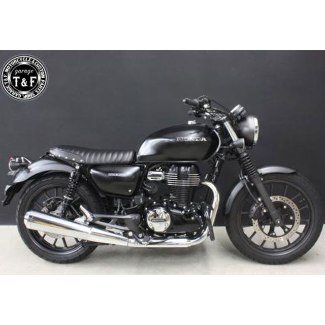 ガレージT&F GB350 GB350 スタッド付きショートフラットシートタックロール（ブラック） T&F_4