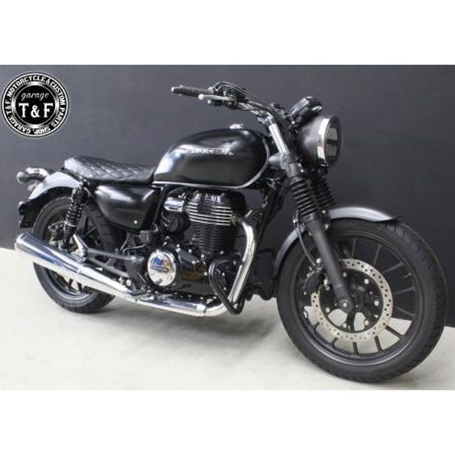 ガレージT&F GB350 GB350 スタッド付きショートフラットシートダイヤ（ブラック） T&F_3