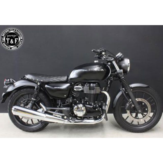 ガレージT&F GB350 GB350 スタッド付きショートフラットシートダイヤ（ブラック） T&F_4