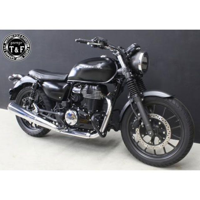 ガレージT&F GB350 GB350 スタッド付きショートフラットシートバーチカル（ブラック） T&F_3