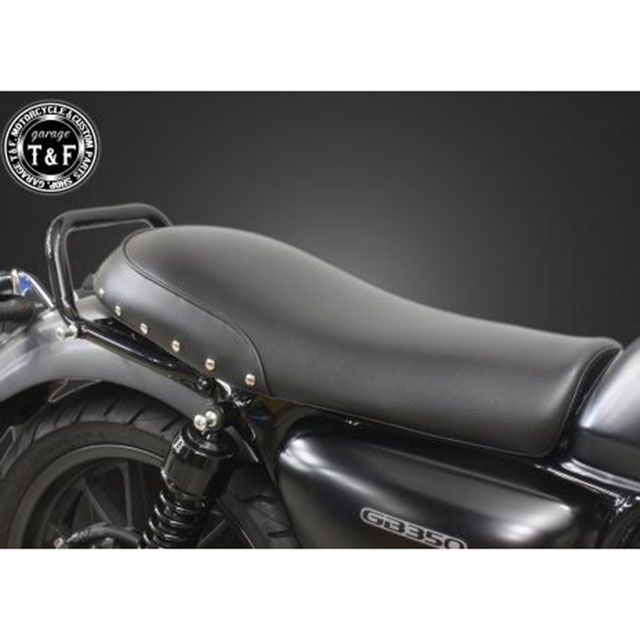ガレージT&F GB350 GB350 スタッド付きフラットシートスムース（ブラック） T&F