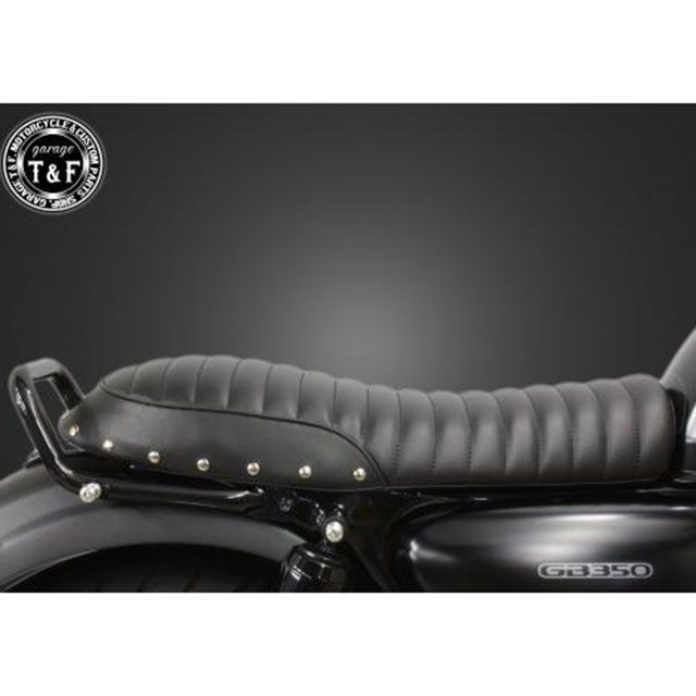ガレージT&F GB350 GB350 スタッド付きフラットシートタックロール（ブラック） T&F_1