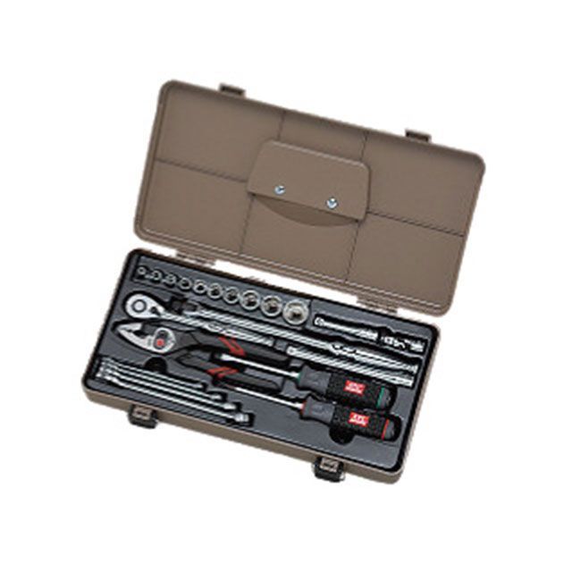 ケイティーシー 22点組 9.5SQ工具セット 片開きプラハードケース KTC