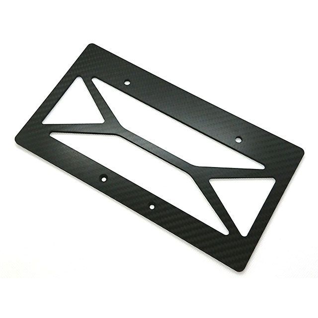Fixe design 汎用 CFRP ライセンスプレートベース トラペゾイド Fixe design