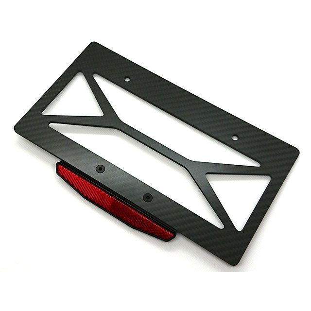 Fixe design 汎用 CFRP ライセンスプレートベース トラペゾイド