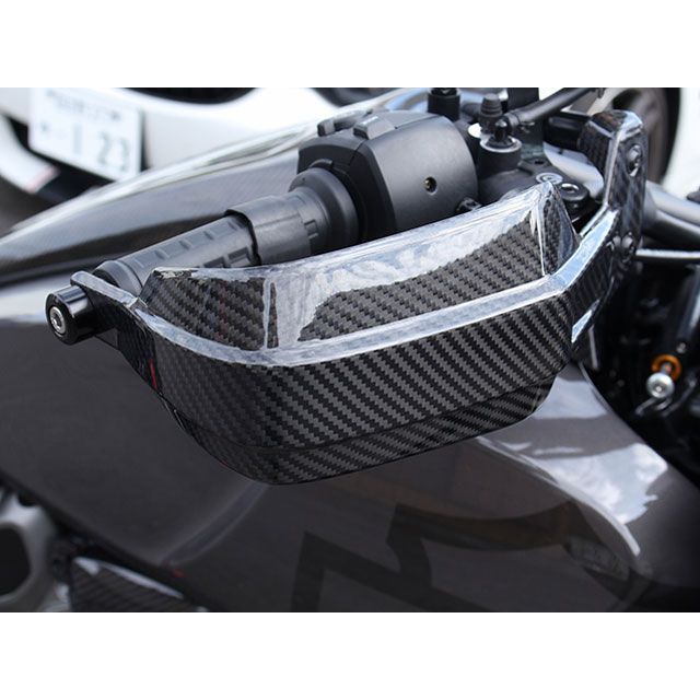 SPEEDRA RA1250 パンアメリカ1250 ハンドガード 左右セット ドライカーボン 仕様 フォージドカーボン（艶あり） SPEEDRA_4