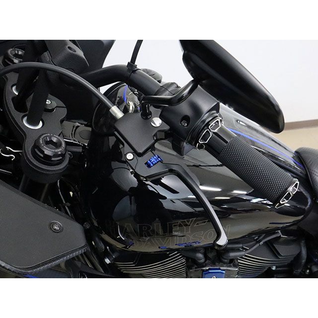 SPEEDRA ソフテイル アジャスタブルレバーセット スタンダードタイプ レバー本体カラー ブルー アジャスター レッド SPEEDRA_1