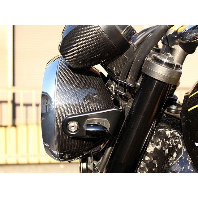 SPEEDRA Z900RS/CAFE ヘッドライトケース ドライカーボン 仕様 綾織り艶あり SPEEDRA_2