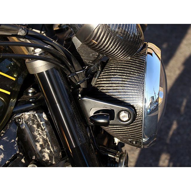 SPEEDRA Z900RS/CAFE ヘッドライトケース ドライカーボン 仕様 綾織り艶あり SPEEDRA_3