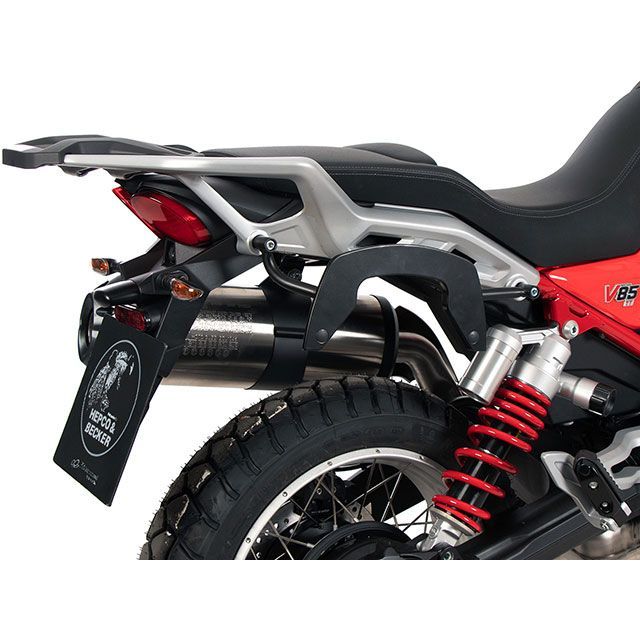 ヘプコ＆ベッカー V-Strom 800 サイドソフトケースホルダー「C−Bow」（ブラック） HEPCO＆BECKER