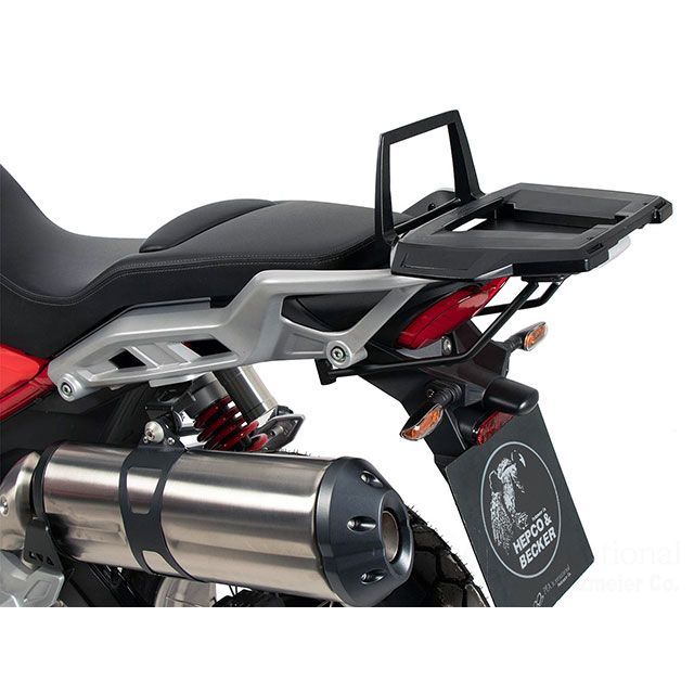 ヘプコ＆ベッカー V-Strom 800 V-Strom 800DE トップケースホルダー アルラック（ブラック） HEPCO＆BECKER バイク