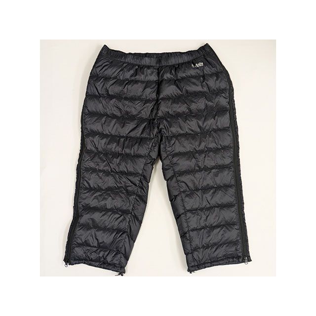 プロモンテ WD037 ダウンパンツ 七分丈フルオープン70（ブラック） サイズ M PUROMONTE