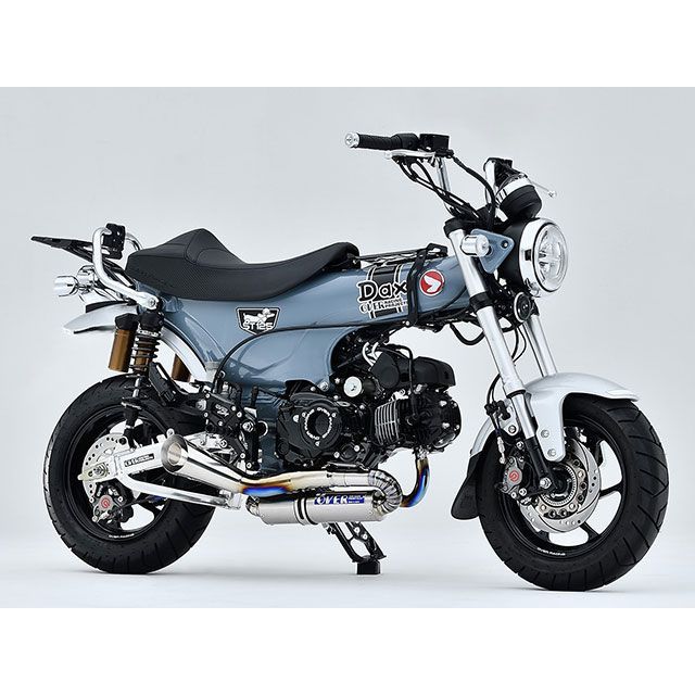 オーバーレーシング DAX125 Monkey125 スパイラル フルチタン OVER RACING_4