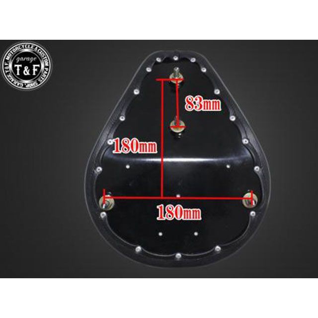 ガレージT&F 汎用 FSソロシート バーチカル（ホワイト）/フラットタイプ（スタンダード） T&F バイクの通販は