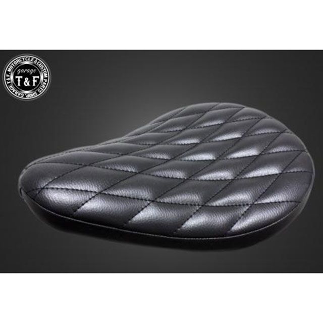 ガレージT&F 汎用 FSソロシート ダイヤ（ブラック）/フラットタイプ（スタンダード） T&F バイクの通販は