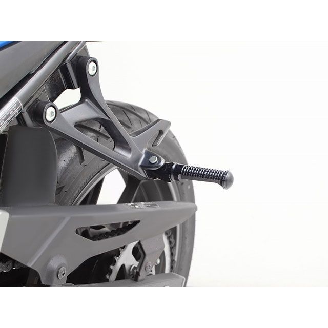 ACTIVE アクティブ ステップバー タンデム側 シルバー KAWASAKI系-1 Z900RS/CAFE '18-'23 ZX-4RR/R SE '23-'24 ZX-25R '21 etc ACTIVE アクティブ ステップバー タンデム側 シルバー SUZUKI系-2