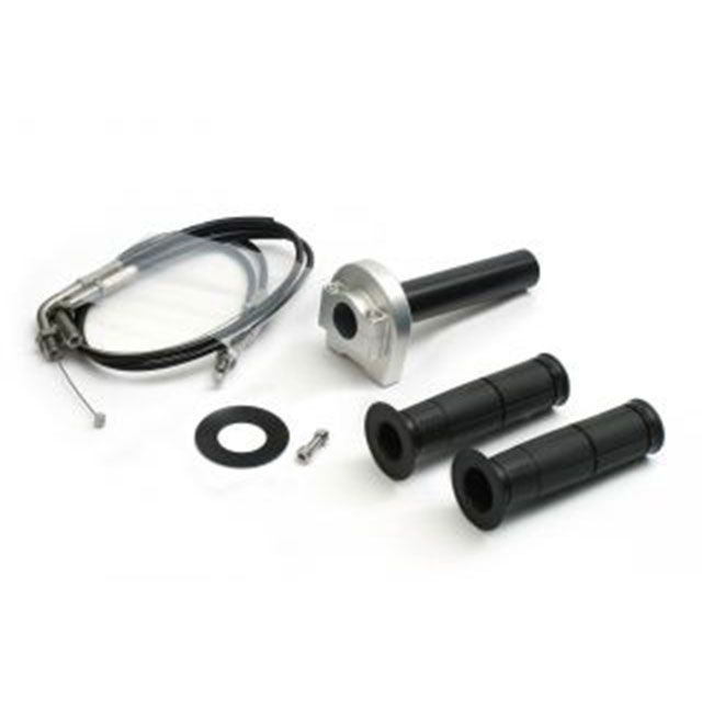 アクティブ Z900 スロットルキット TYPE-1 巻取φ28 ステン金具（シルバー） ACTIVE バイクの通販は