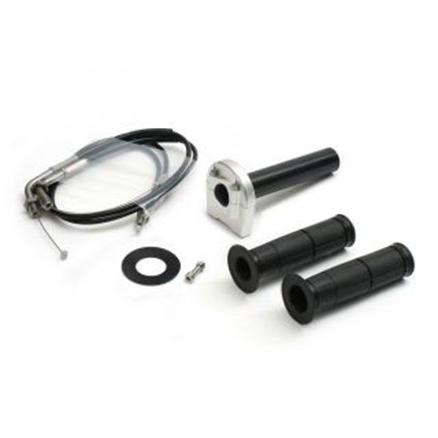 アクティブ Z900 スロットルキット TYPE-3 巻取φ40 ステン金具（シルバー） ACTIVE バイクの通販は