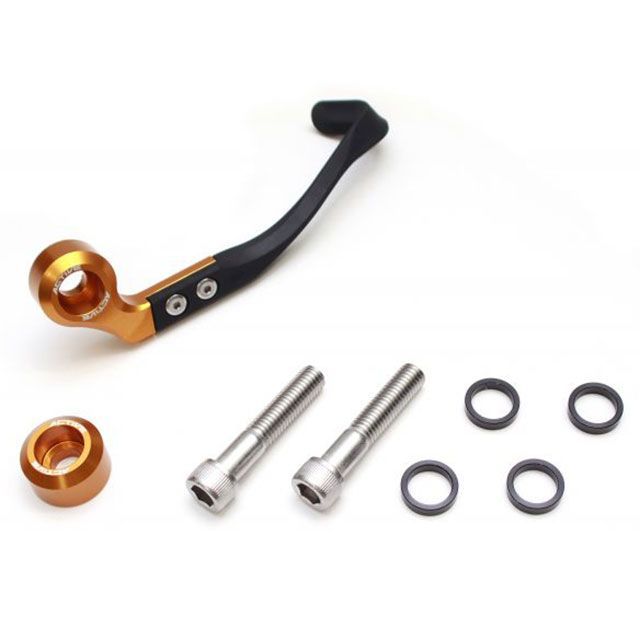 アクティブ 汎用 ブレーキレバーガード＆バーエンド フルセット（ゴールド） ACTIVE バイクの通販は 7,840円