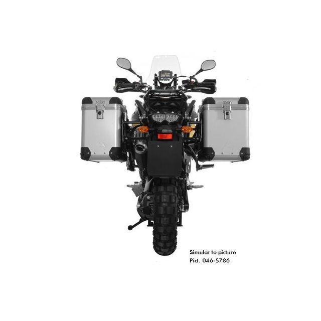 ツアラテック ZEGA-PRO アルミニウムパニアシステム 38＋45L（ブラックフレーム） TOURATECH バイクの通販は