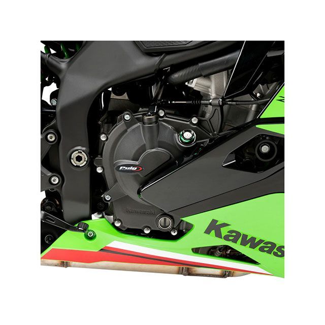 プーチ ZX-4R Ninja ZX-4RR Ninja エンジンケースカバー FIM承認タイプ（ブラック） Puig_8