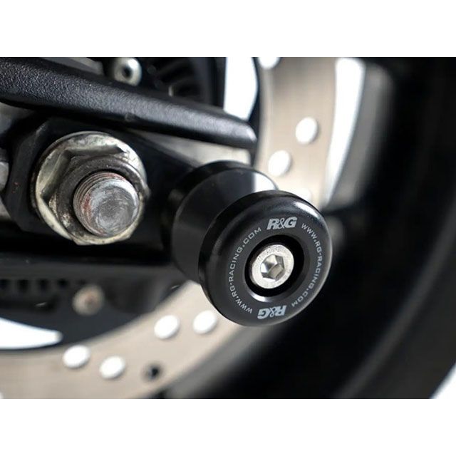 アールアンドジー Scrambler400X Speed400 オフセットコットンリール（ブラック） R&amp;G