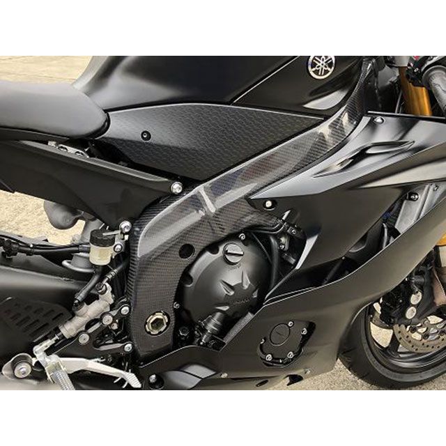 クレバーウルフ YZF-R6 フレームカバー カーボン平織 CLEVERWOLF_1