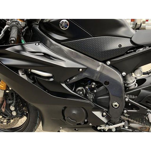 クレバーウルフ YZF-R6 フレームカバー カーボン平織 CLEVERWOLF_2