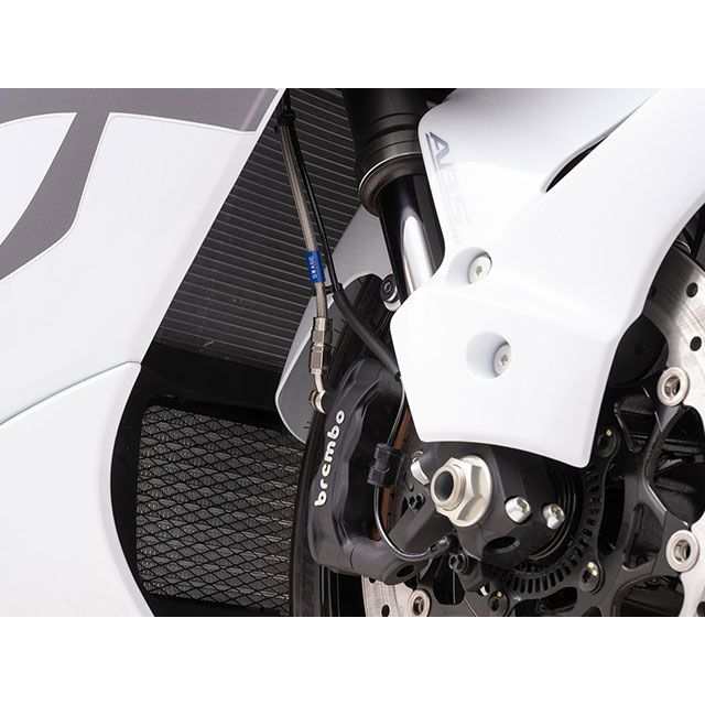 スウェッジラインプロ Hayabusa フロントホースキット トライピース（ステンレス） ホースカラー ブラック SWAGE-LINE PRO バイクの通販は