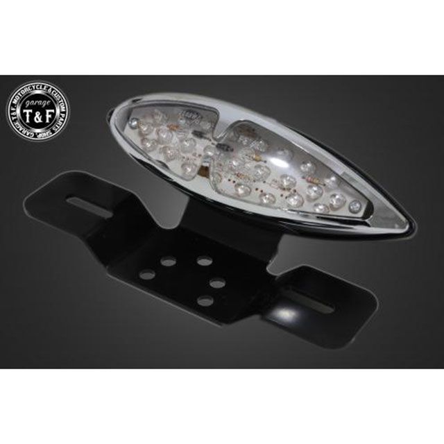 ガレージT&F 250TR 250TR 純正フェンダー用 ダイヤモンドテールランプ（クリアーレンズ仕様）LED T&F