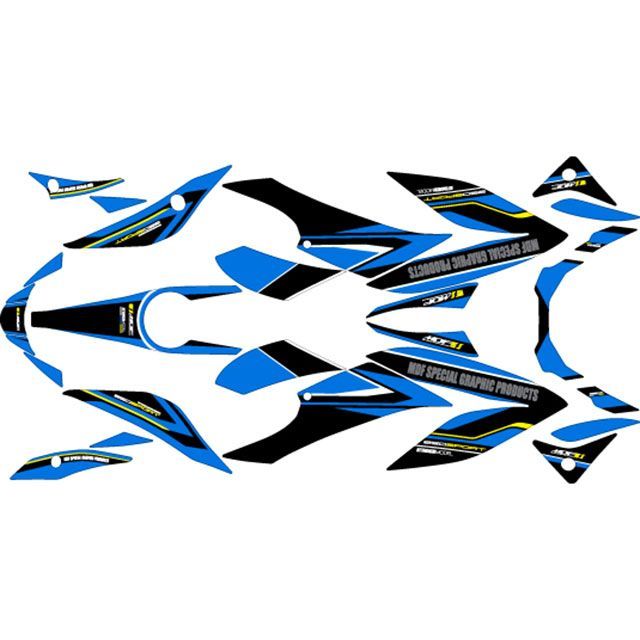 【メーカー直送】エムディーエフ GIXXER 250 GIXXER 250（2020〜）グラフィックキット アタッカーモデル（ブルー） タイプ コン…