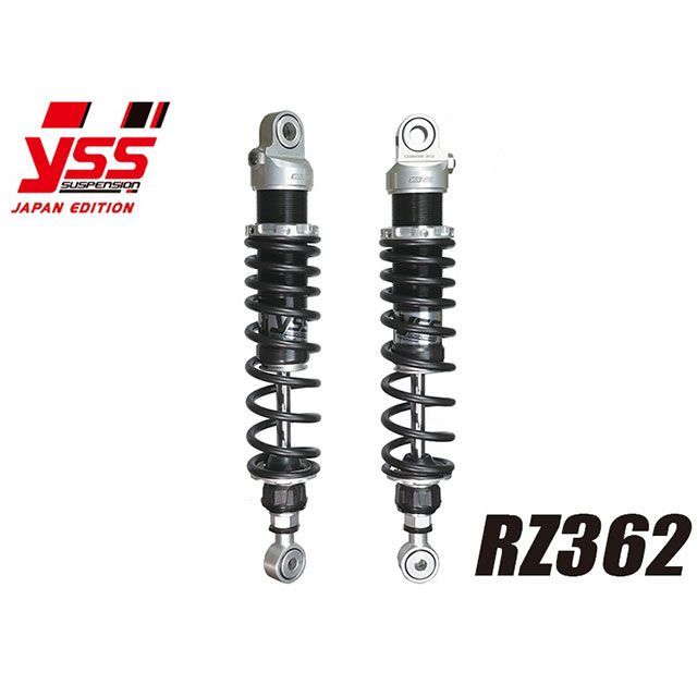YSS XJ750 リアサスペンション ツインショック RZ362【2本セット】 カラー シルバー×ホワイト YSS RACING