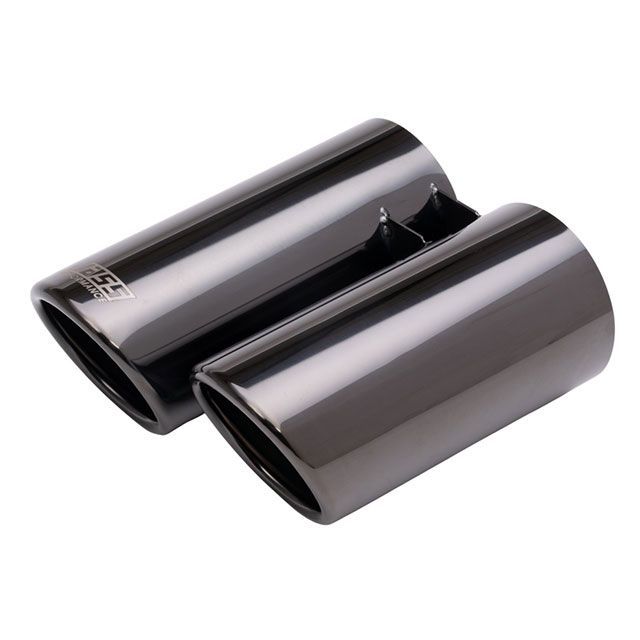 ジャスパフォーマンス マフラーカッター（クロームブラック） JASS